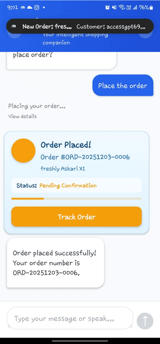 AroundYou interface, view 2